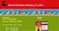 Desktop Screenshot of detroitchristianschools.com